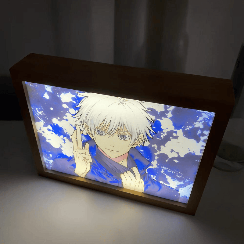 Luminária 3D Satoru Gojo - Jujutsu Store